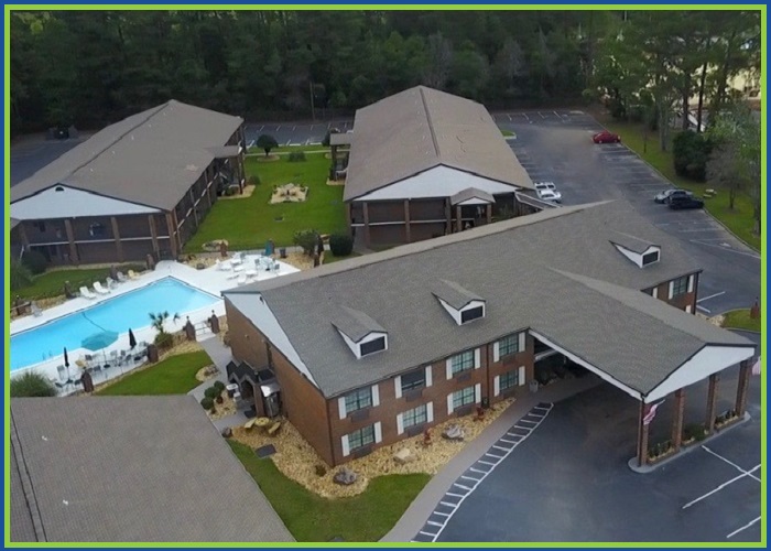 At Home Inn Pensacola Florida Aerial Property View